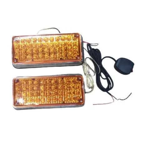 12v 44 Led Amber Rectangular Trailer Tail Light Led-18b Federal Signal