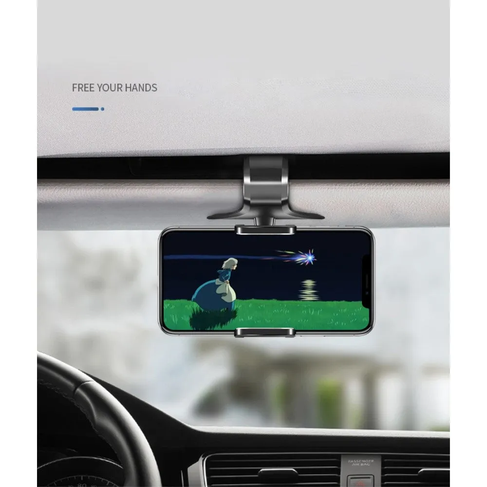 3 in 1 Car GPS Smartphone Holder: Dashboard / Visor Clamp   AC Grid Clip for BLU Brilliant T410 - Black