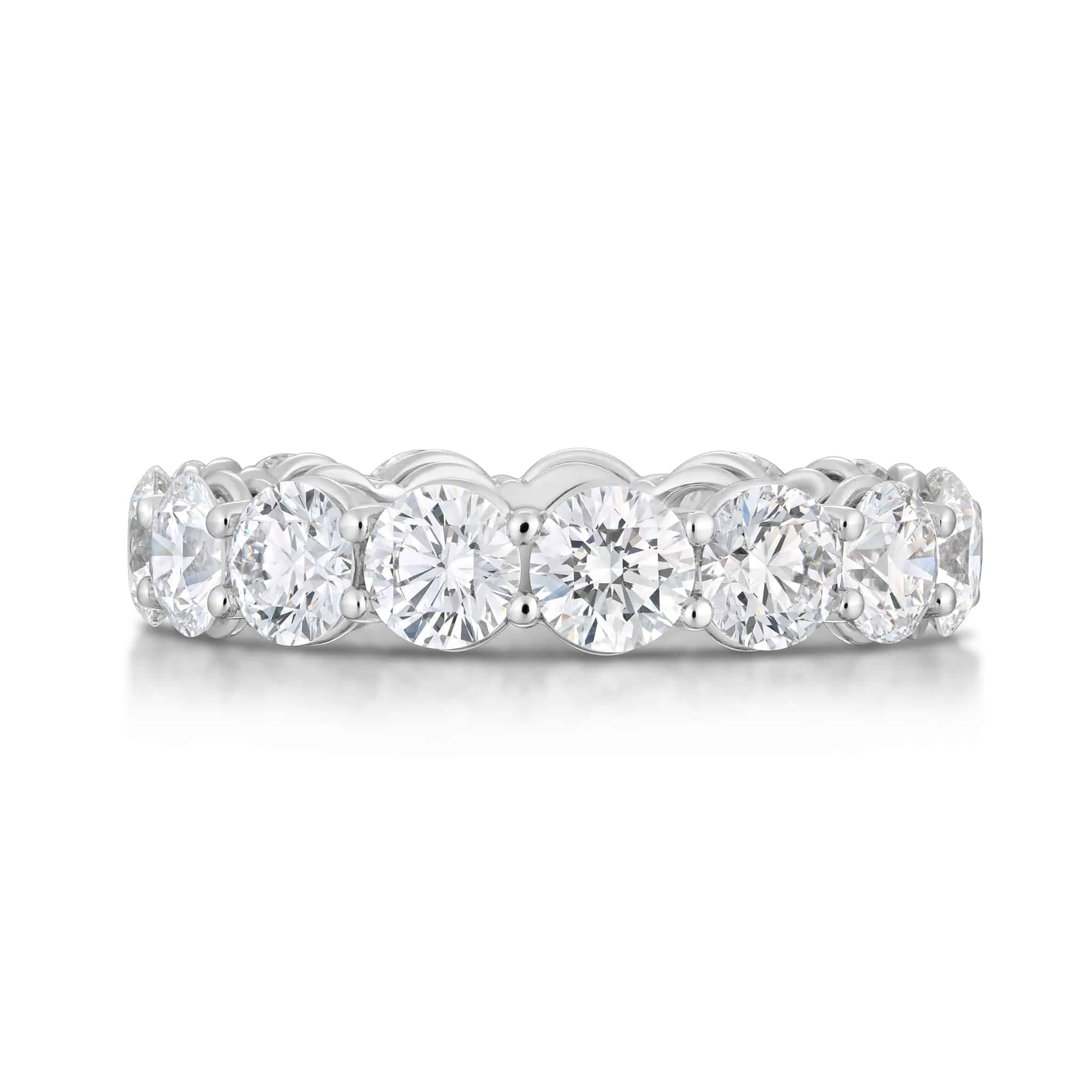 4.94 Carat Round Brilliant Cut Diamond Eternity Band