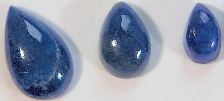 5x3mm Natural Lapis Lazuli Pear Shape Cabochon