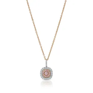 Argyle Pink Diamond Classic Halo Pendant