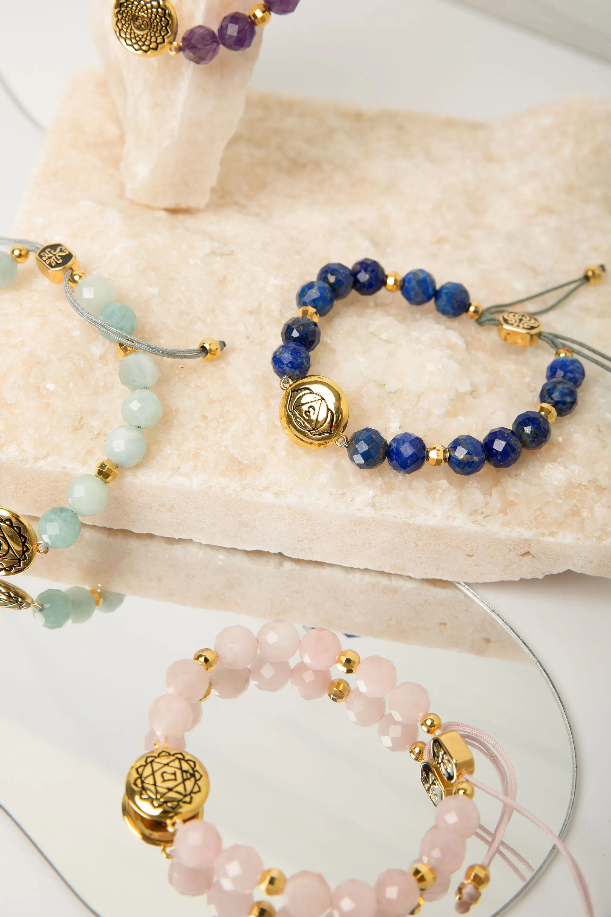 Brow Chakra Lapis Lazuli Psychic Protection & Wisdom Bracelet