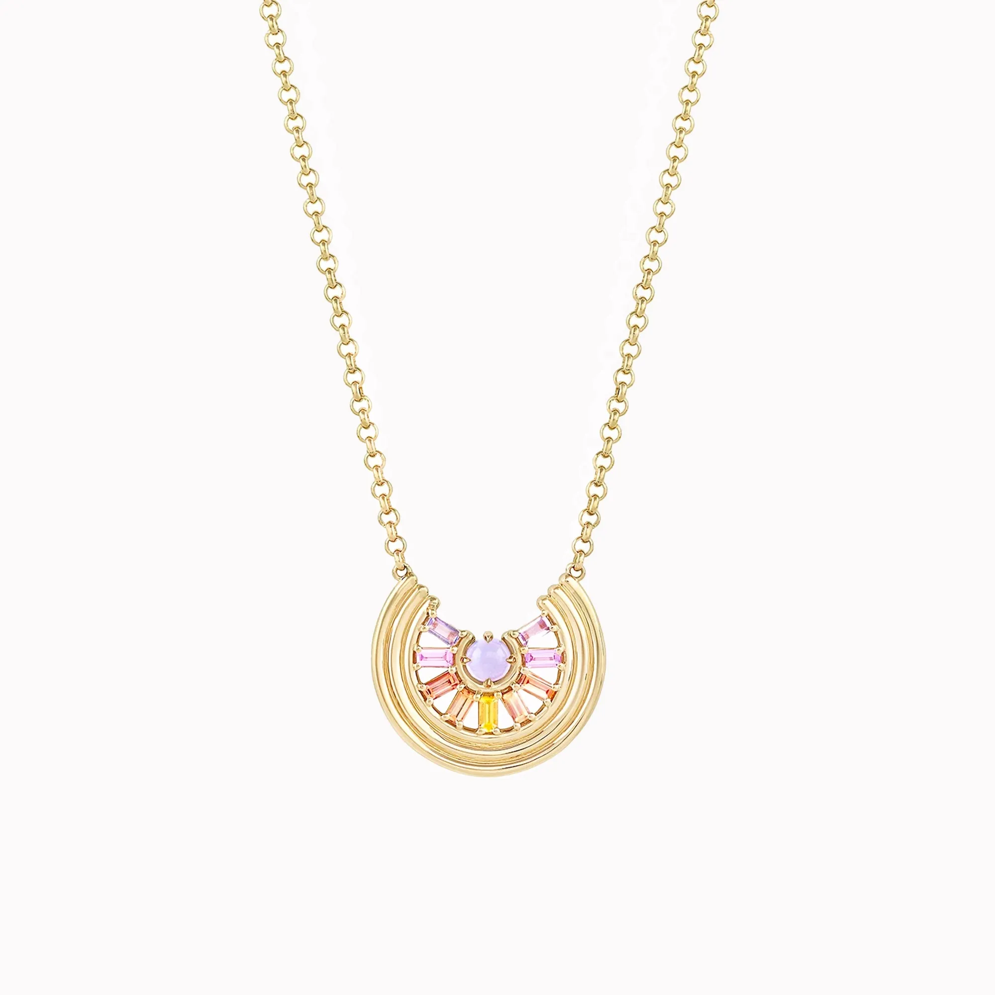 Chalcedony Sunset Revival Necklace