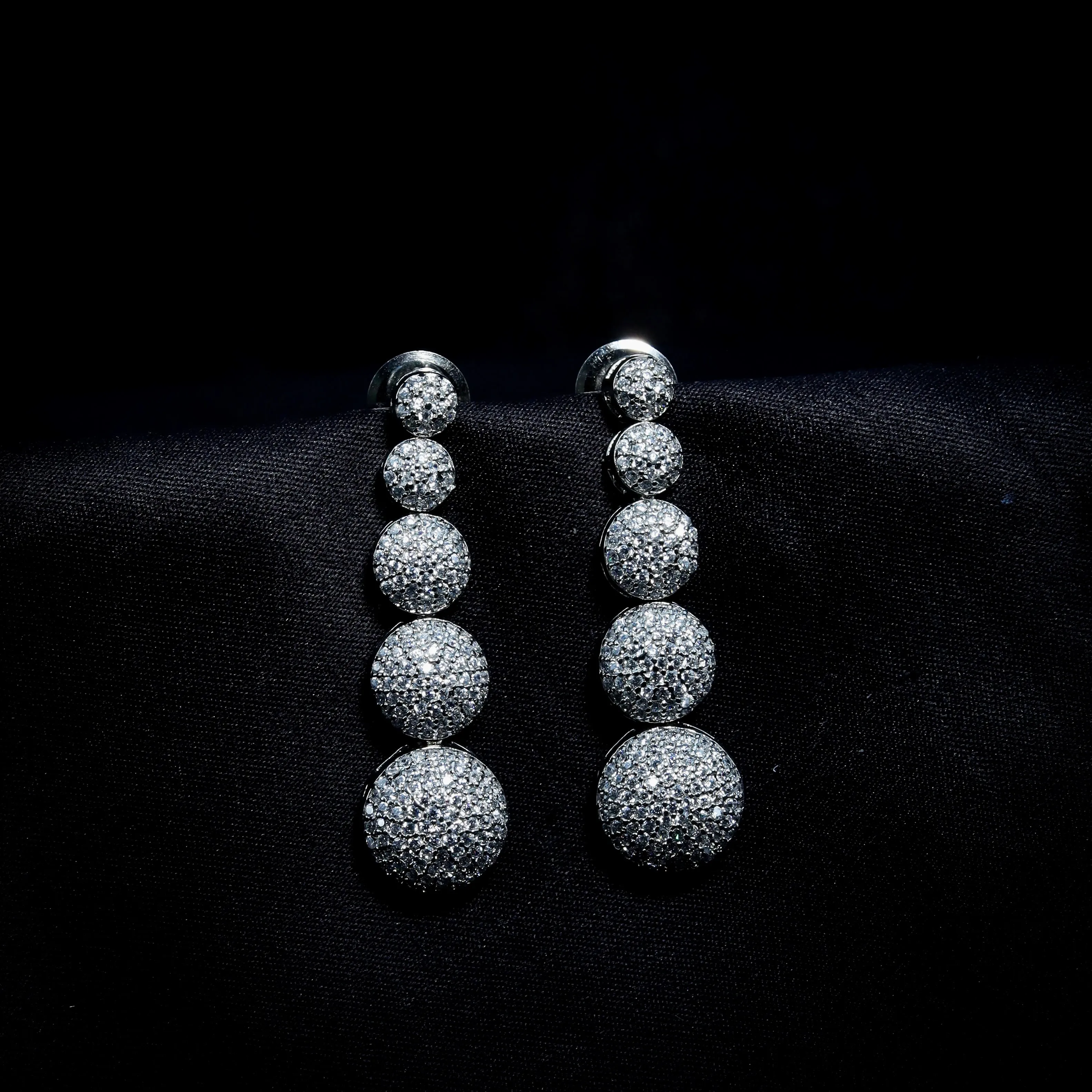 Danglers Zircon/AD Earring 6063-08