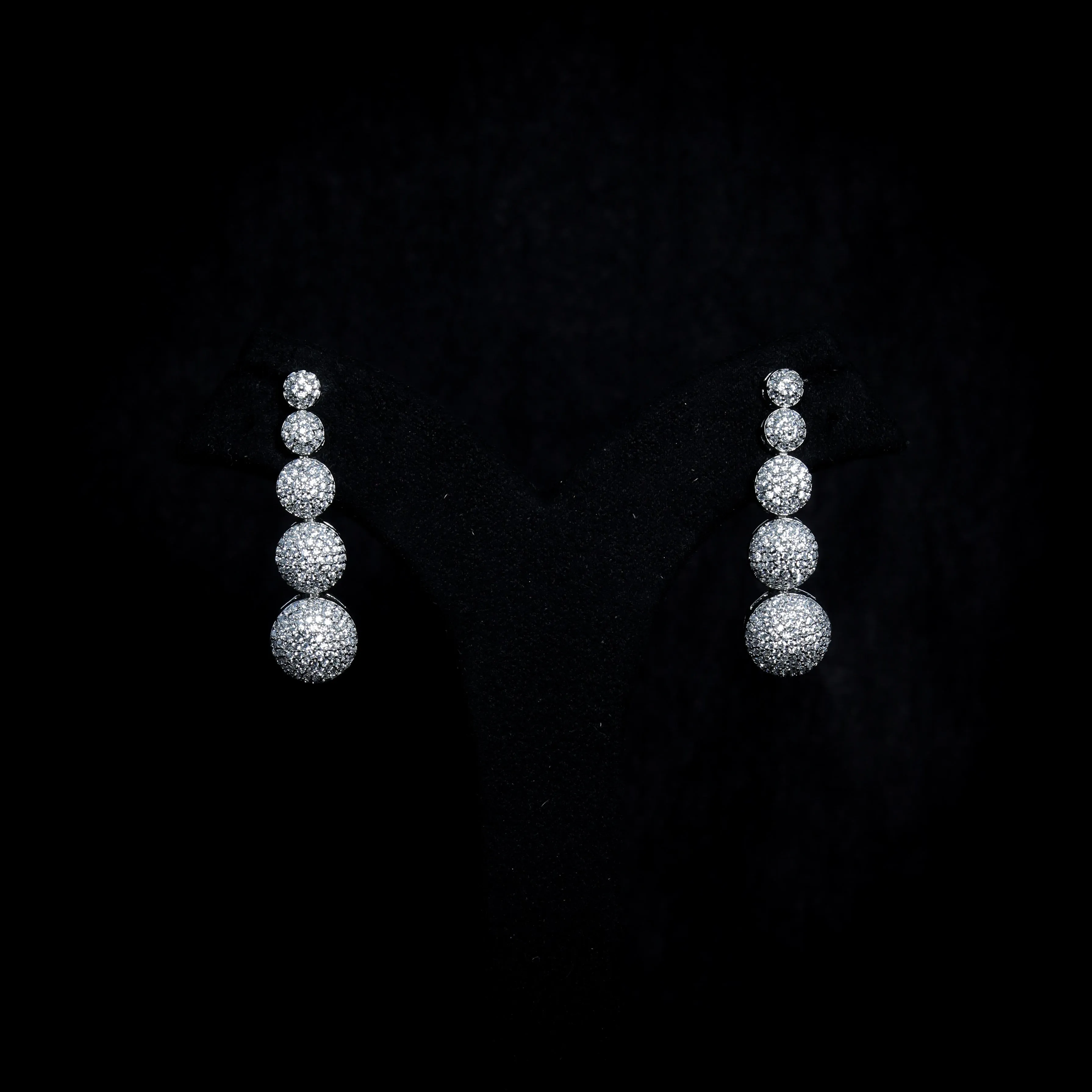 Danglers Zircon/AD Earring 6063-08
