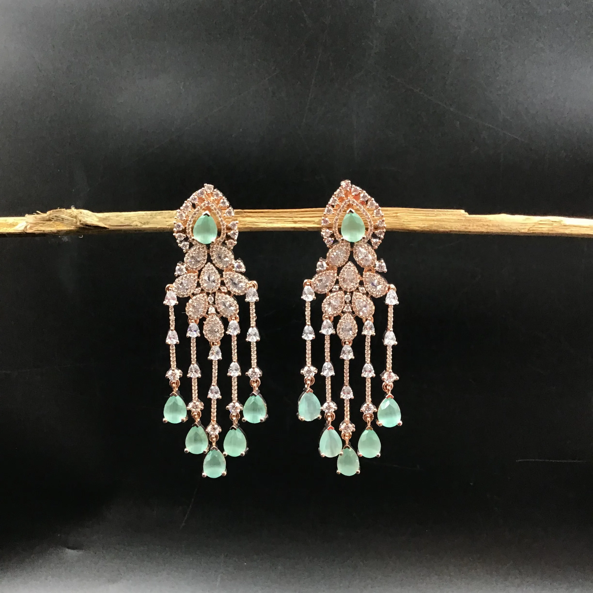 Danglers Zircon/AD Earring 6107