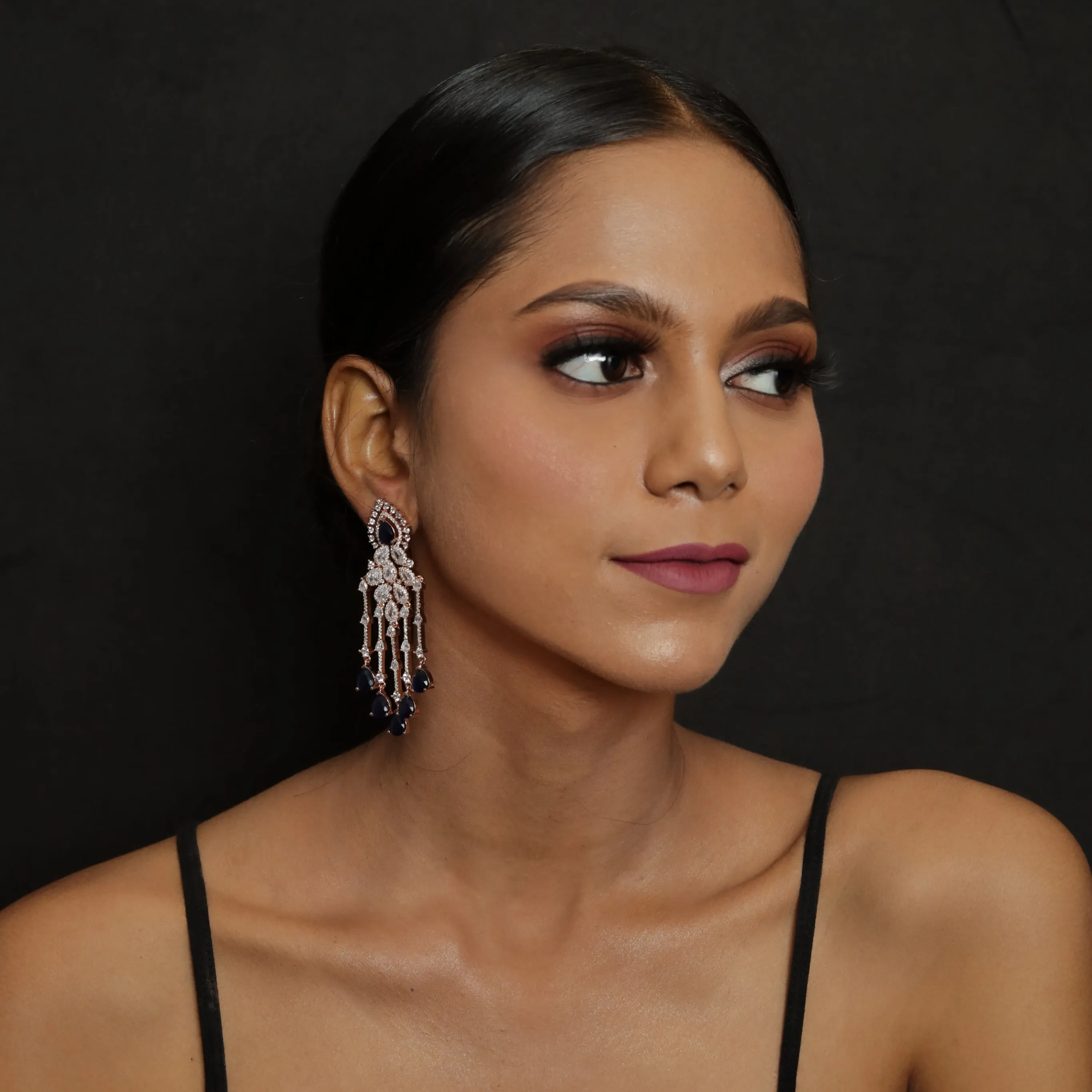 Danglers Zircon/AD Earring 6107