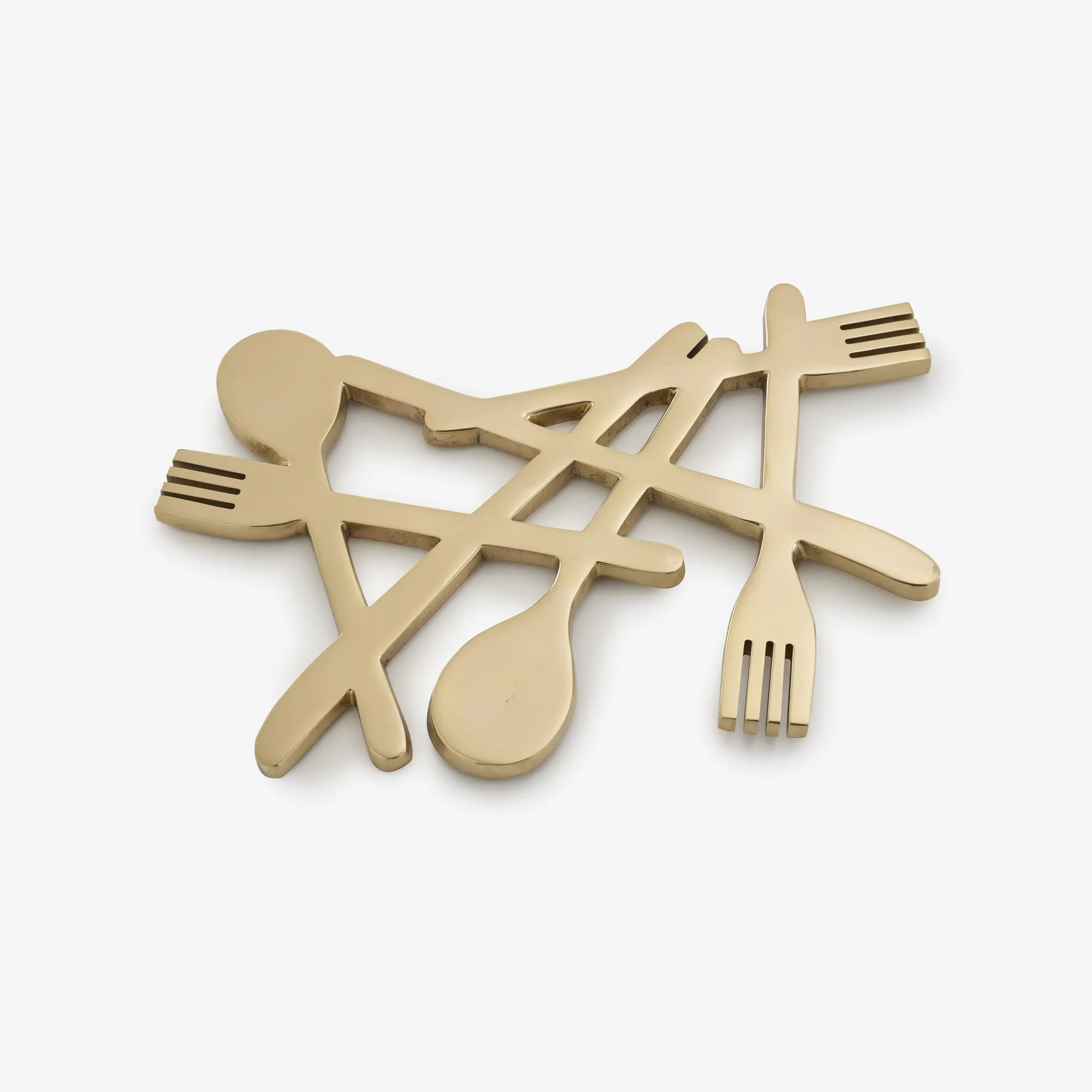 Evlan Plate Stand Brass
