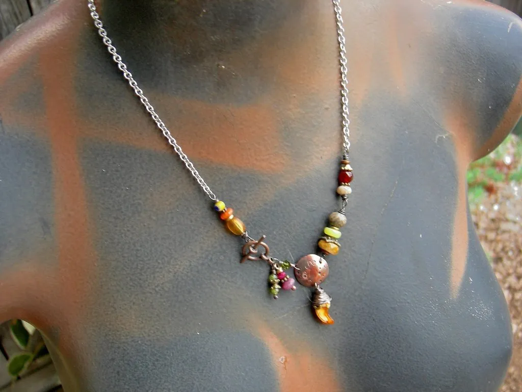Leo Zodiac Necklace, Unique Birthstone Jewelry