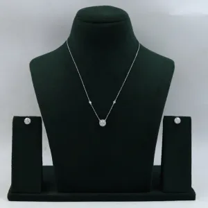 Light Zircon/AD Pendant Set 13974-33