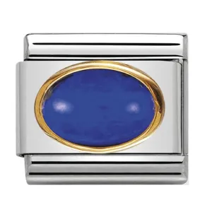 NOMINATION Link Gold with Lapis Lazuli Oval