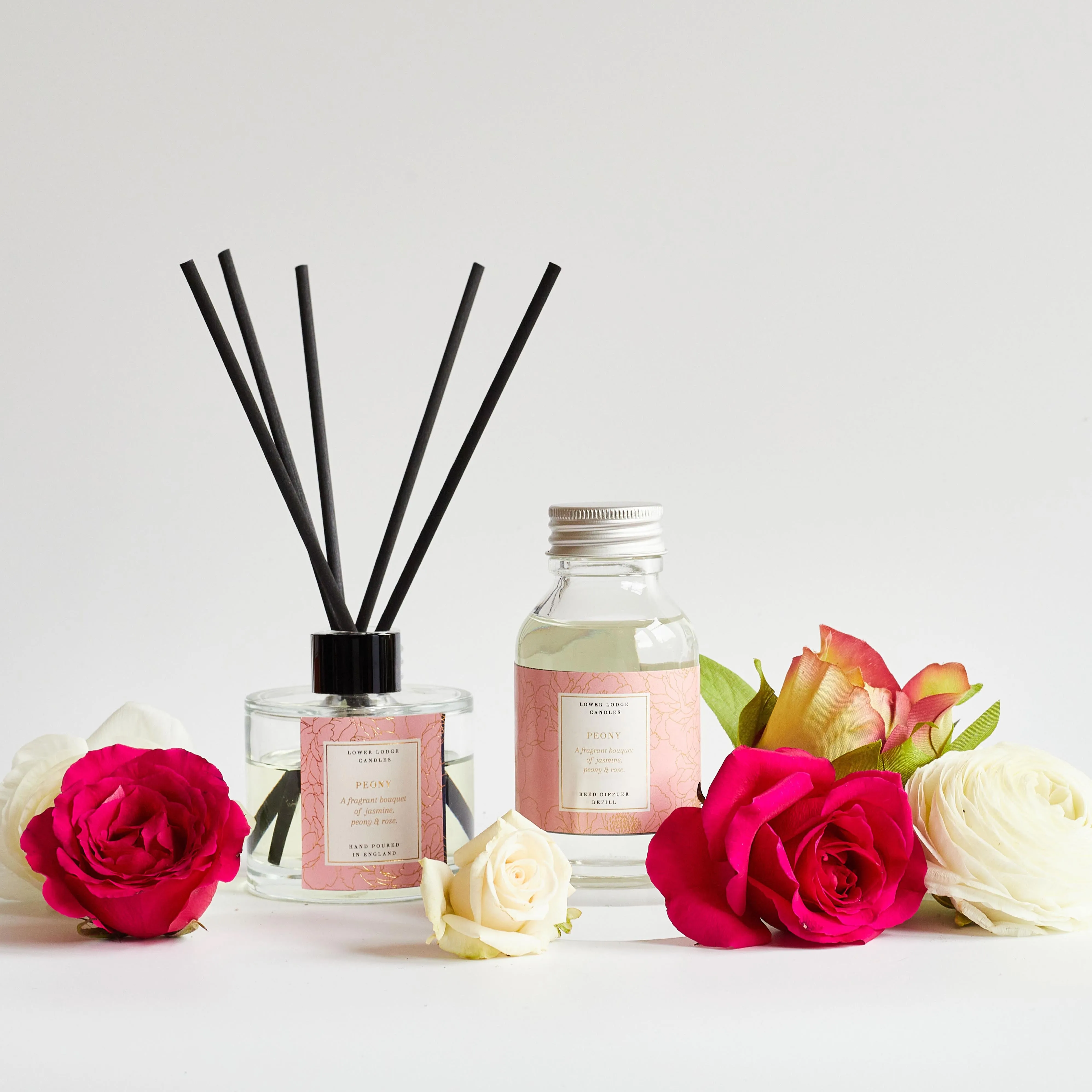 Peony Scented Reed Diffuser Refill