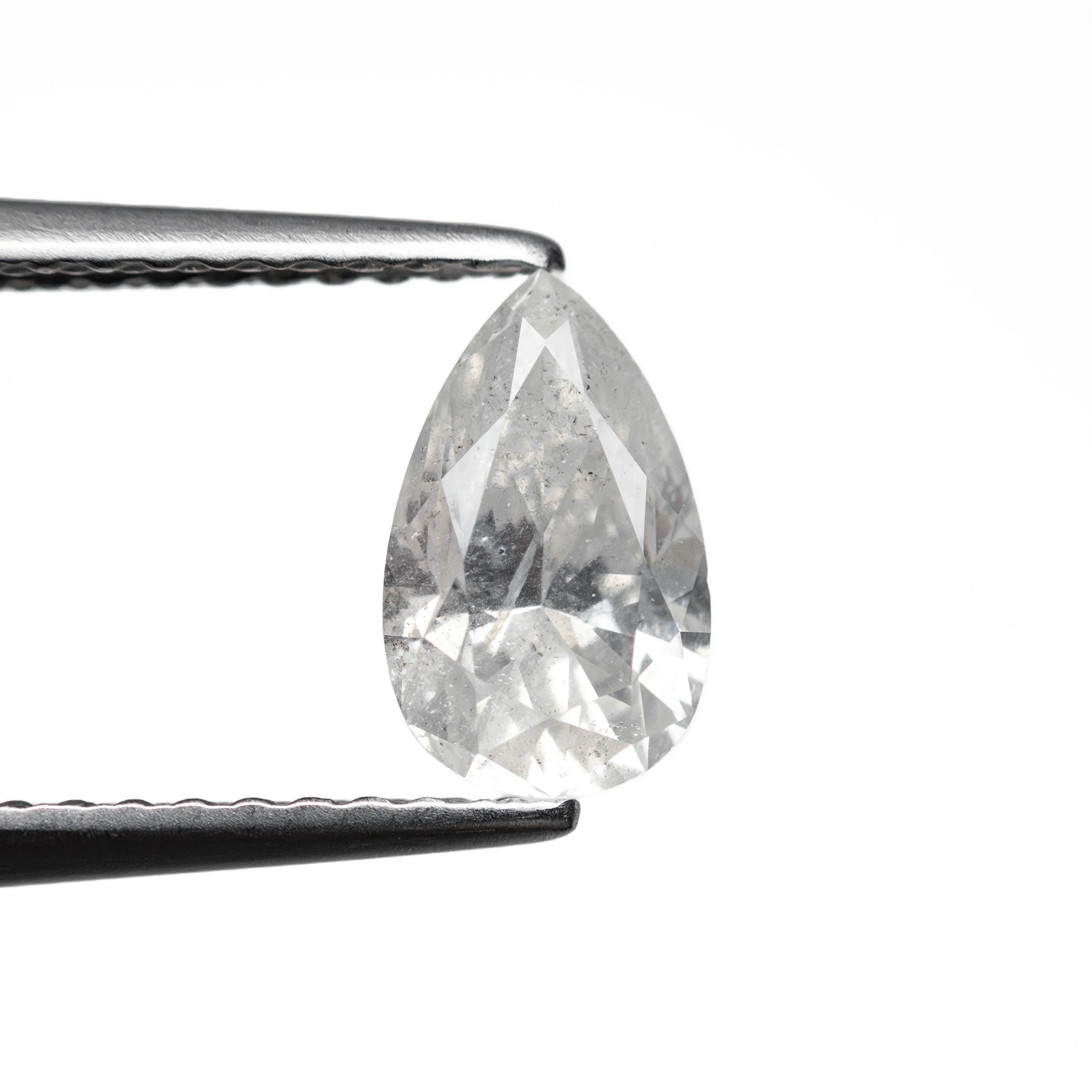 Salt and Pepper Brilliant Diamond - 0.93ct Pear