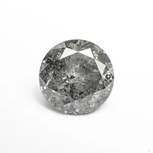 Salt and Pepper Brilliant Diamond - 2.08ct Round