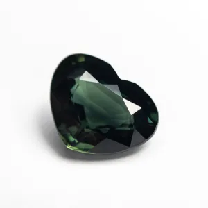 Teal Brilliant Sapphire - 3.75ct Heart