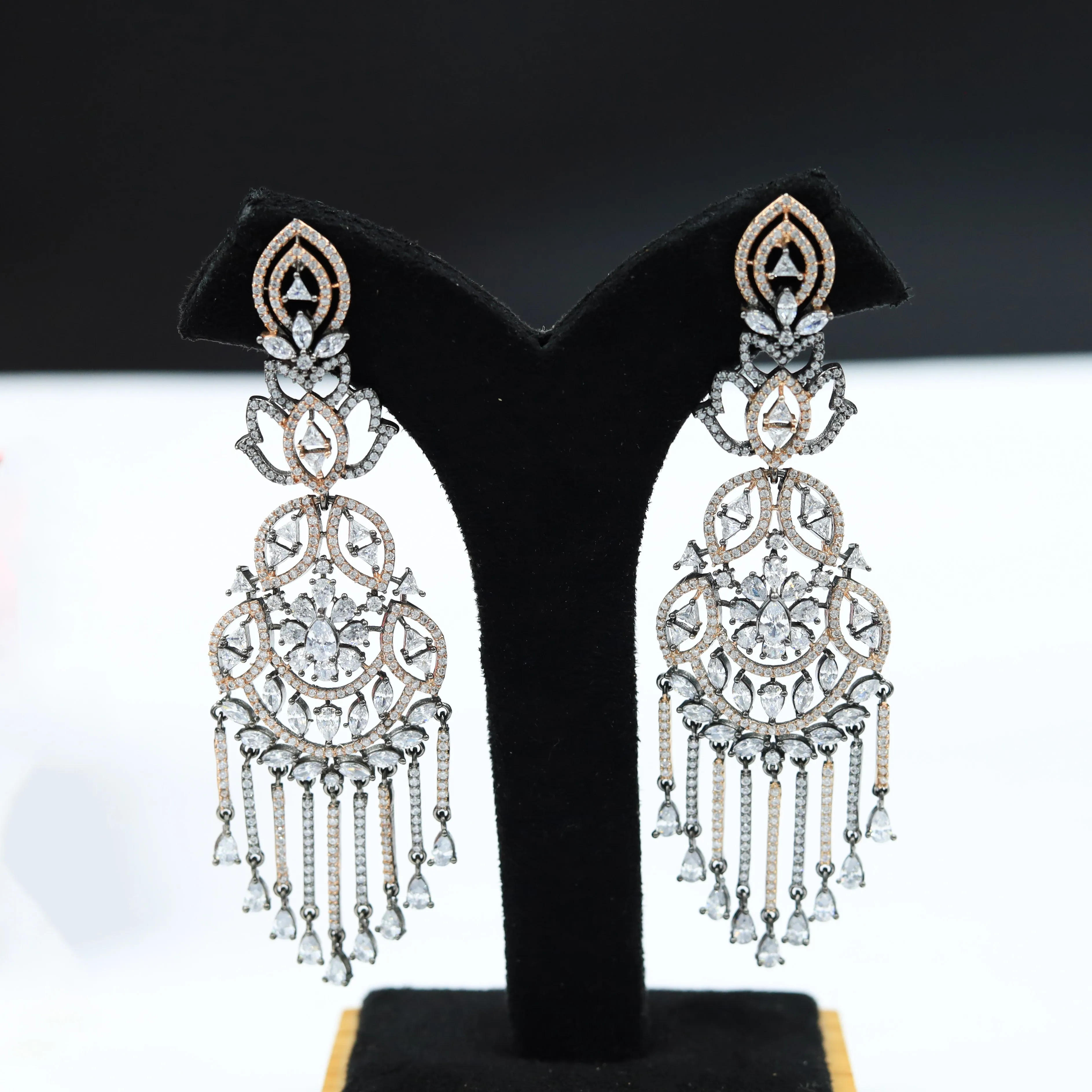 Victorian Zircon/AD Earring 9117-3513