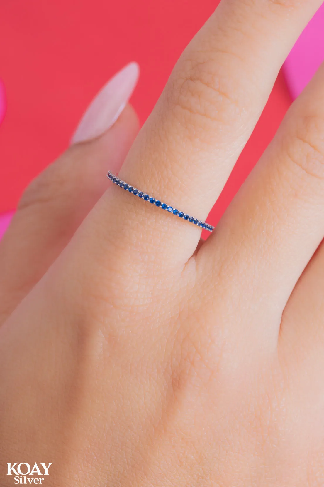 Zircon Ring (080-Blue)